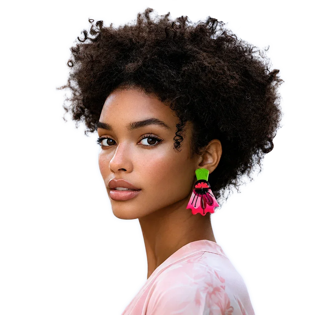 Boucles d’oreilles colorées Bo